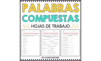 Compound Words Worksheets in Spanish