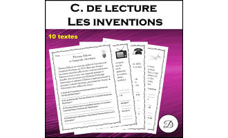 Compréhension de lecture - Inventeurs et inventions (10 textes)