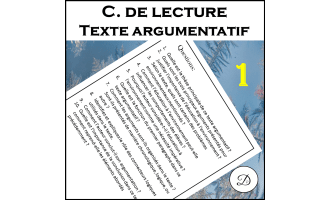 Compréhension de lecture - Texte argumentatif (1)