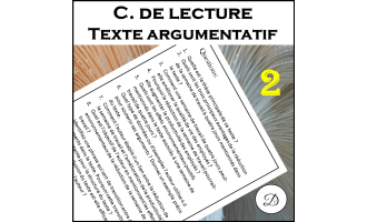 Compréhension de lecture - Texte argumentatif (nº2)