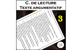 Compréhension de lecture - Texte argumentatif (nº3)