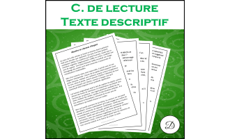Compréhension de lecture - Texte descriptif