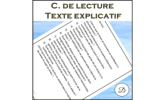Compréhension de lecture - Texte explicatif