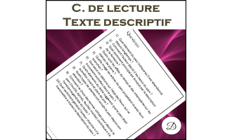 Compréhension de lecture - txt descriptif