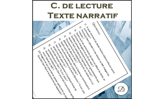 Compréhension de lecture - txt narratif
