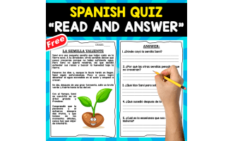 Comprehension Test in Spanish | La semilla