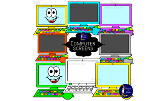 Computer Screens Clip Art