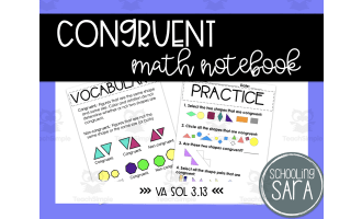 Congruent and Non-Congruent Math Interactive Notebook