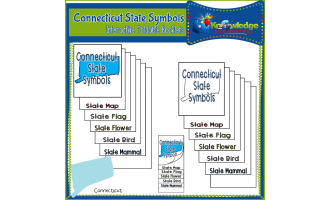 Connecticut State Symbols Interactive Foldable Booklets - EBOOK