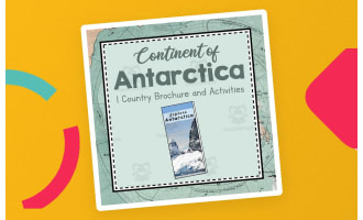 Continent of Antarctica |  Continent of Antarctica Unit Study | Geography Bundle