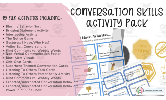Conversation Skills Activity Pack