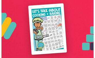 Cooking + Baking Speaking Games