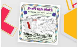 Coordinate Plane Worksheets: 5th Grade Patterns, Tables, Graphing