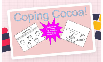 Coping Cocoa-An SEL coloring page activity