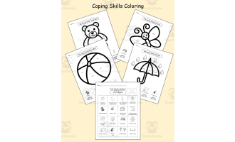 Coping Skills SEL Coloring Pages