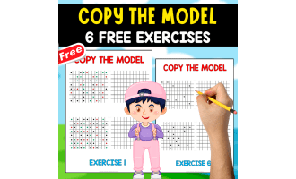 COPY THE MODEL | 6 FREE EXERCISES | BRAIN GAME