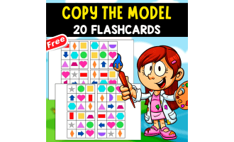 COPY THE MODEL | GAME | 20 FLASHCARDS