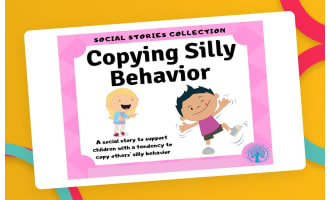 Copying Silly Behavior – Social Story for Kids
