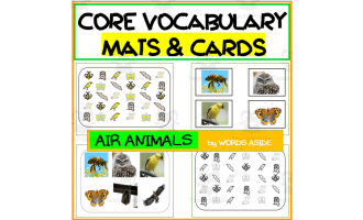 Core Semantics Mats + Cards: Air Animals Pack