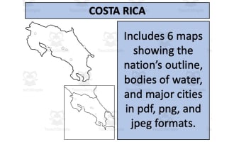 Costa Rica Map Resources