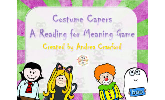 Costume Capers | A Reading for Meaning Game