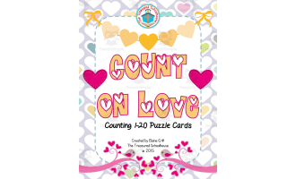 Count on Love Puzzle Cards
