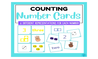 Counting, Number and Quantity Matching Cards