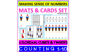 COUNTING NUMBERS 1-10 | NUMBER SENSE NUMERACY ACTIVITIES ice cream
