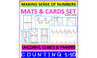 COUNTING NUMBERS 1-10 | NUMBER SENSE NUMERACY ACTIVITIES unicorn
