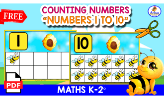 COUNTING NUMBERS MINIBOOK | Numbers 1 to 10