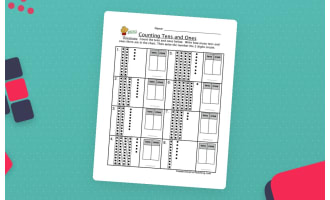 Counting Tens Ones Worksheet