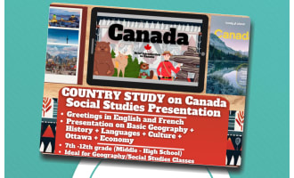 Country Study on Canada Presentation - Geography and Social Studies