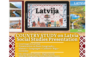 Country Study on Latvia - Geography Teaching Resource - Europe
