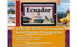Country Study Presentation - Ecuador - South America - Geography