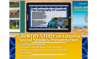 Country Study Presentation - Lesotho - Geography - Southern Africa