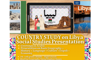Country Study Presentation - Libya - Geography - Maghreb - Africa