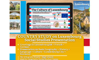 Country Study Presentation - Luxembourg - West Europe- Geography