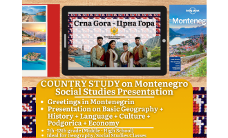 Country Study Presentation - Montenegro - Geography - Europe - Balkans