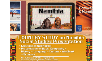 Country Study Presentation - Namibia - Geography - Africa