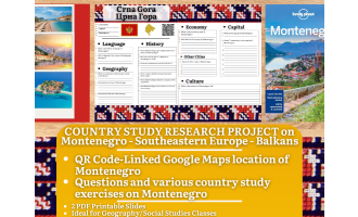 Country Study Research Project - Montenegro - Southeastern Europe