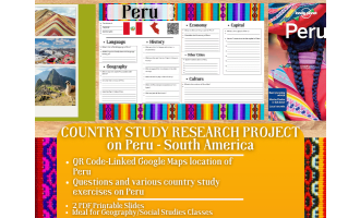 Country Study Research Project - Peru - South America
