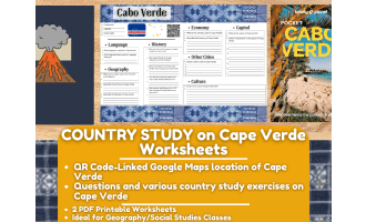Country Study Worksheets on Cape Verde - Africa