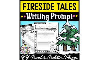 Cozy Fireside Tales Writing Prompt - Winter Writing Activity