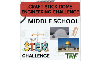 Craft Stick Dome Challenge - MIDDLE SCHOOL - STEM Engineering