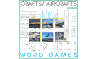CRAFTS: Word Games with Puzzles Crossword Wordsearch Anagram