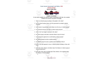 Crash Course Government Episode Worksheet 33 Public Opinion by