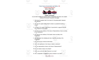 Crash Course Government Episode Worksheet 5 Constitutional