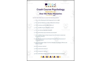 Crash Course Psychology #13: How We Make Memories