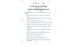 Crash Course Sociology | 23 - Social Stratification in the U.S.
