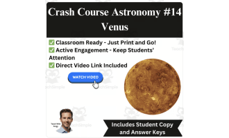 CrashCourse ASTRONOMY Video Worksheet #14: Venus